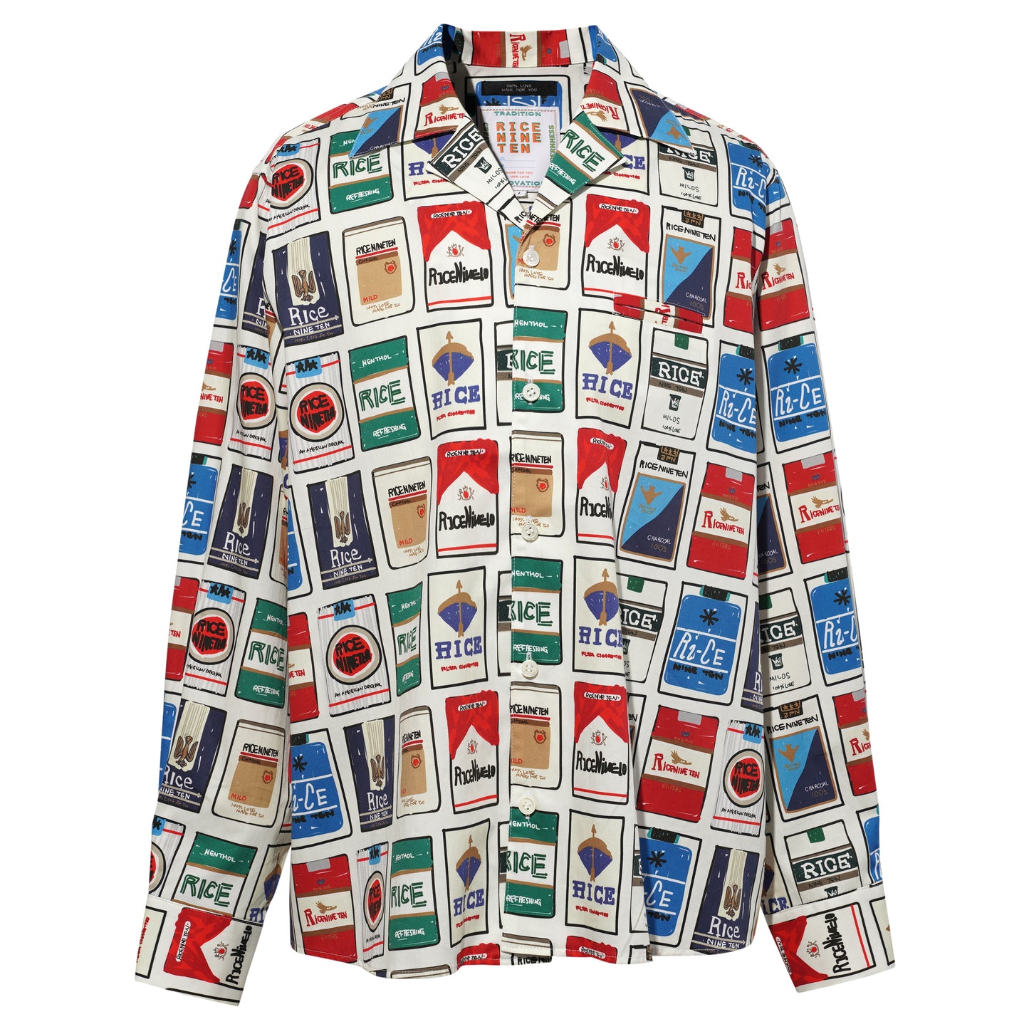 CIGGY OREN COLLAR SHIRT / OFF WHITE