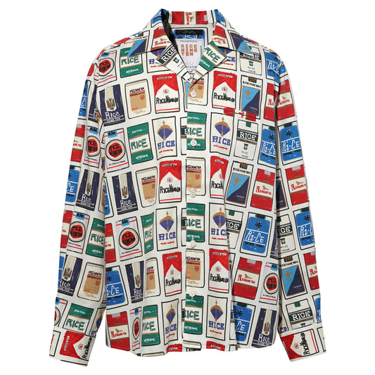 CIGGY OREN COLLAR SHIRT / OFF WHITE