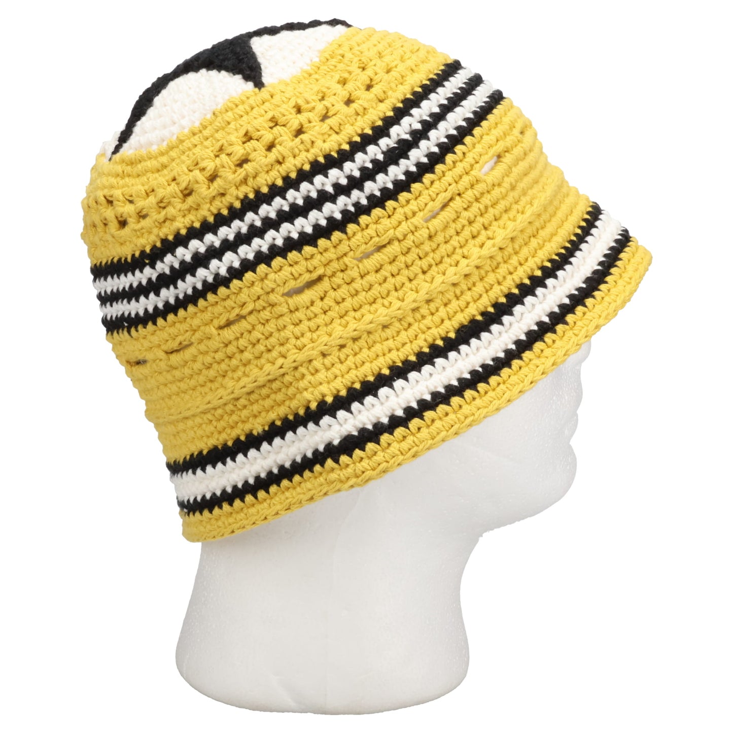 CROCHET KNIT HAT / YELLOW