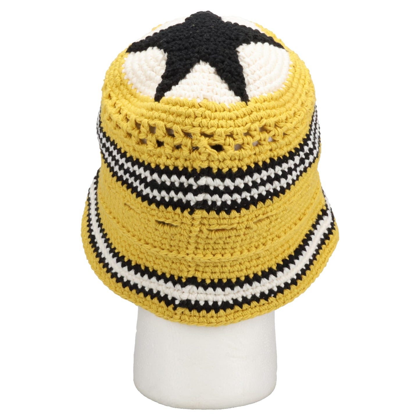 CROCHET KNIT HAT / YELLOW