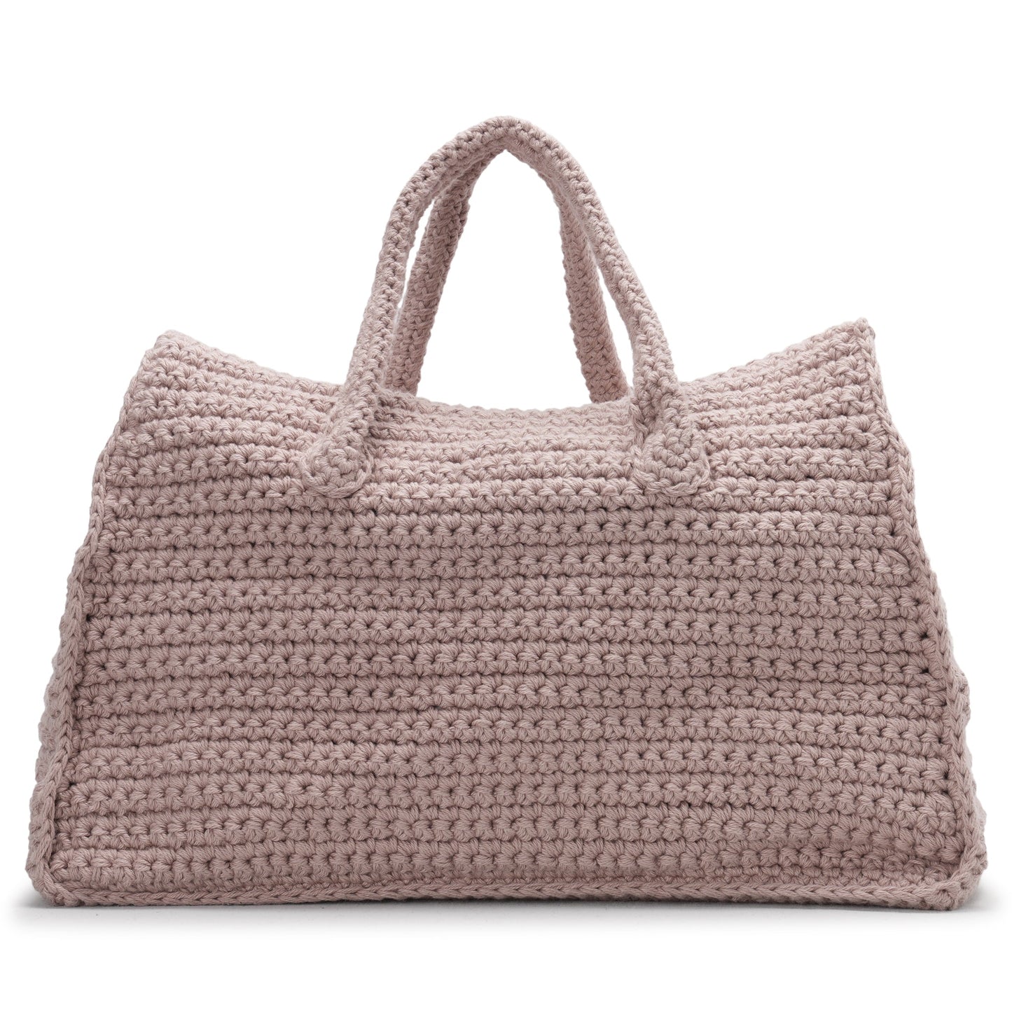 HAND KNITTED JANE BAG / BEIGE