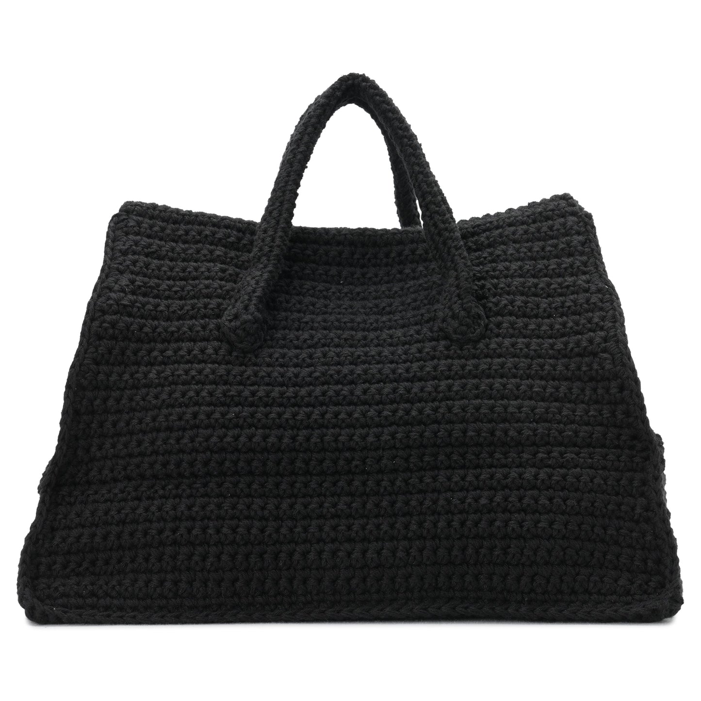 HAND KNITTED JANE BAG (EXCLUSIVE MO.1) / BLACK