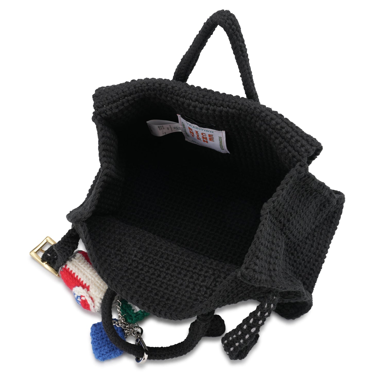 HAND KNITTED JANE BAG (EXCLUSIVE MO.1) / BLACK
