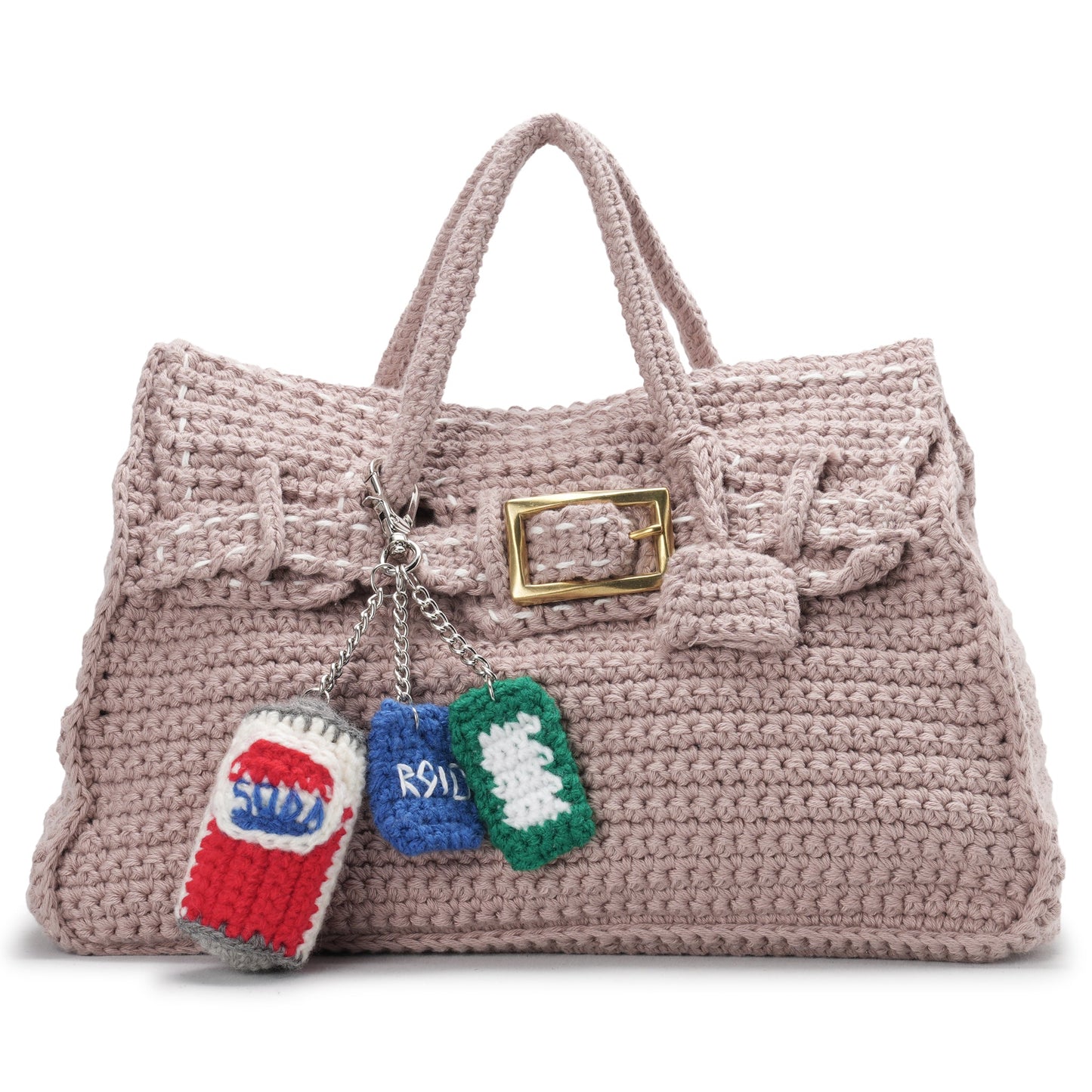 HAND KNITTED JANE BAG (EXCLUSIVE MO.2) / BEIGE