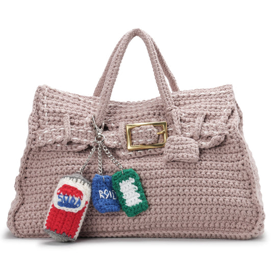 HAND KNITTED JANE BAG (EXCLUSIVE MO.2) / BEIGE