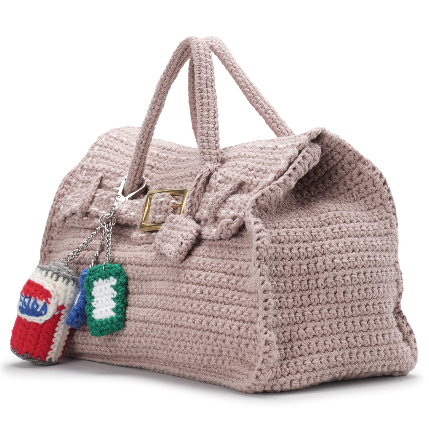 HAND KNITTED JANE BAG (EXCLUSIVE MO.2) / BEIGE