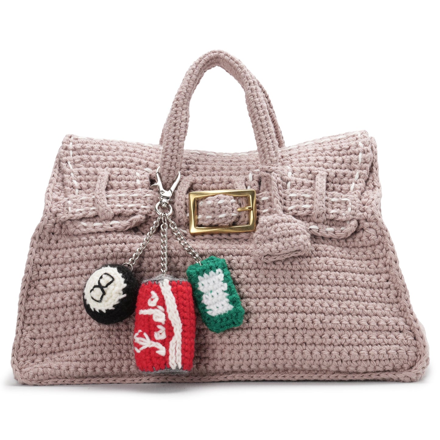 HAND KNITTED JANE BAG (EXCLUSIVE MO.3) / BEIGE