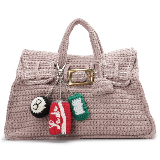 HAND KNITTED JANE BAG (EXCLUSIVE MO.3) / BEIGE