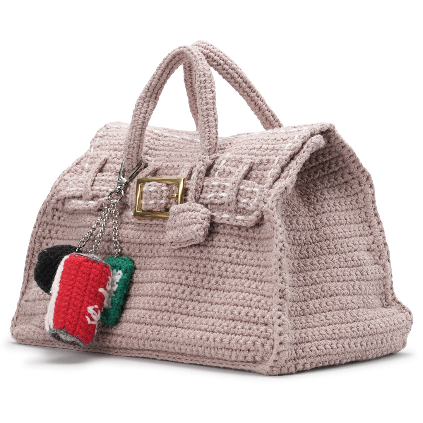 HAND KNITTED JANE BAG (EXCLUSIVE MO.3) / BEIGE
