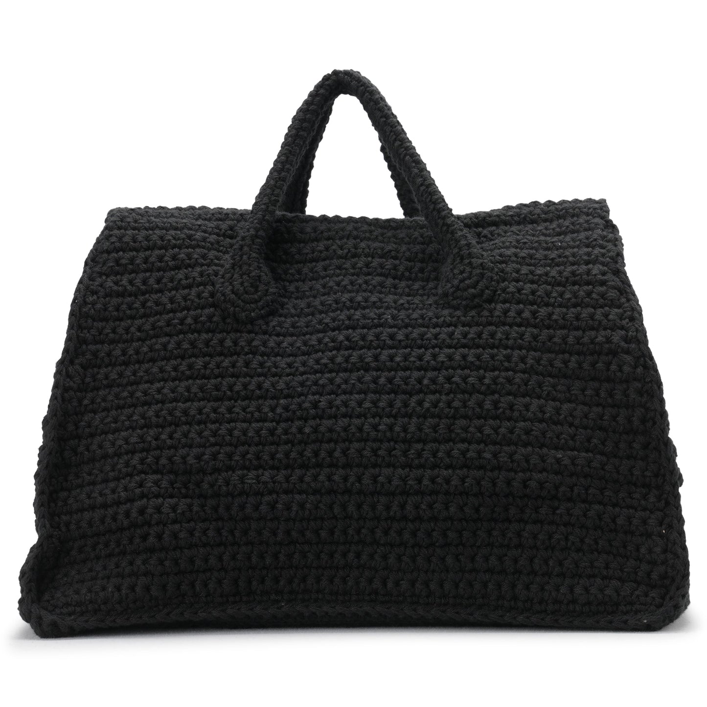 HAND KNITTED JANE BAG (EXCLUSIVE MO.5) / BLACK