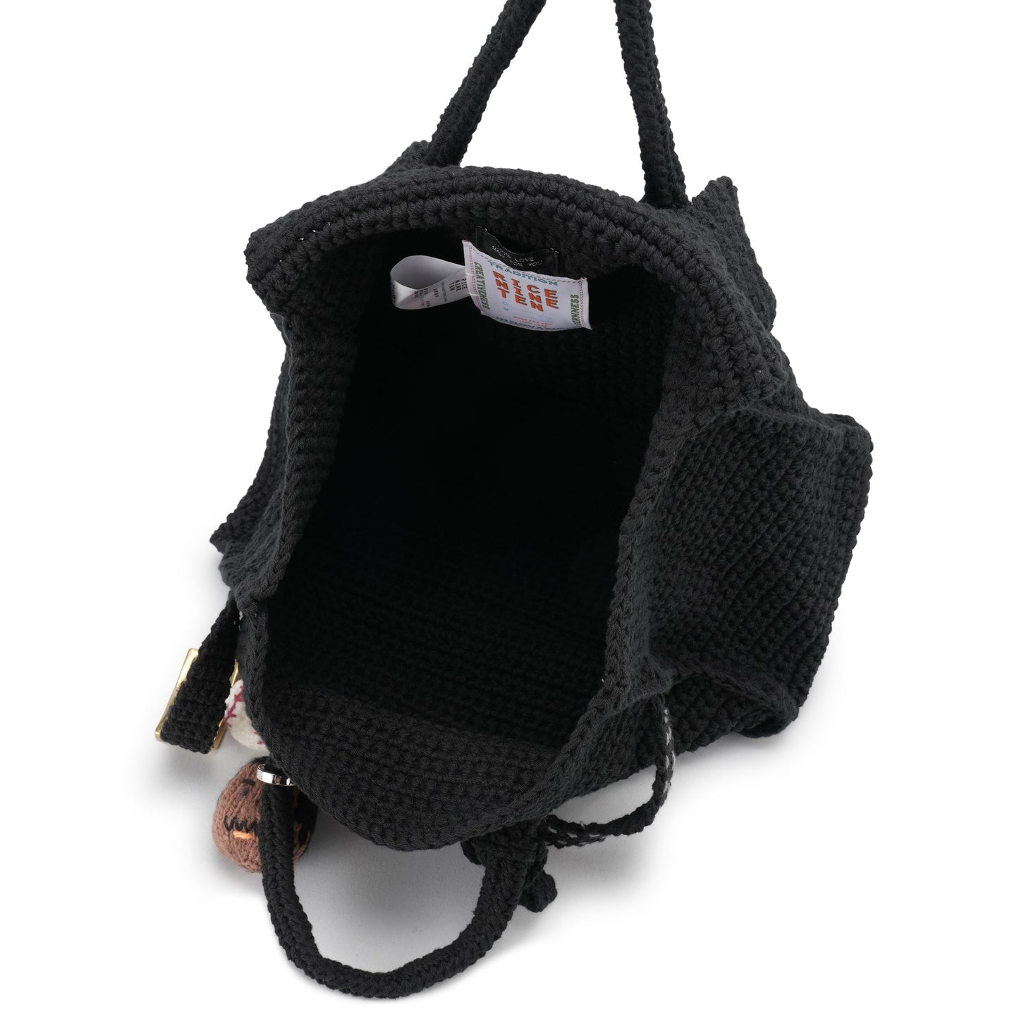 HAND KNITTED JANE BAG (EXCLUSIVE MO.5) / BLACK