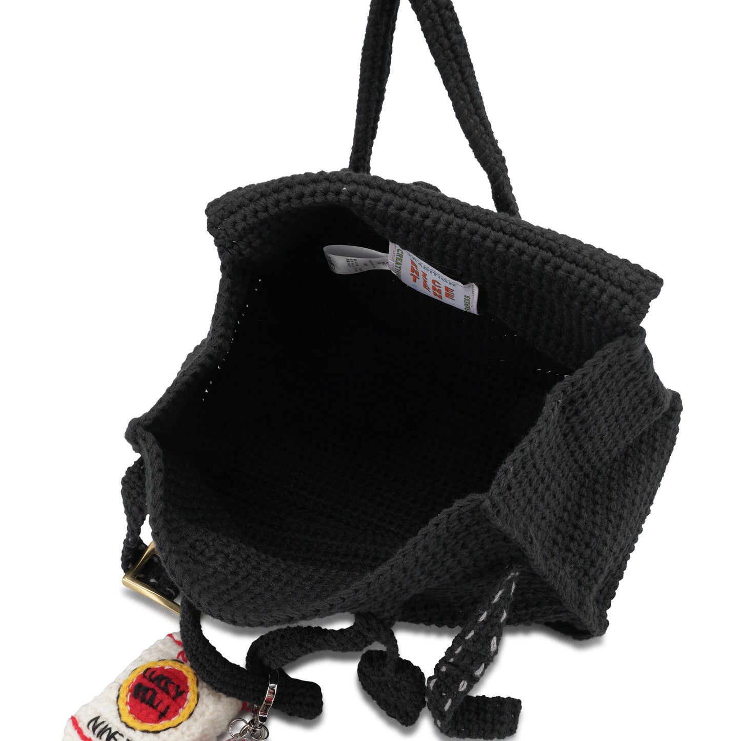HAND KNITTED JANE BAG (EXCLUSIVE MO.6) / BLACK