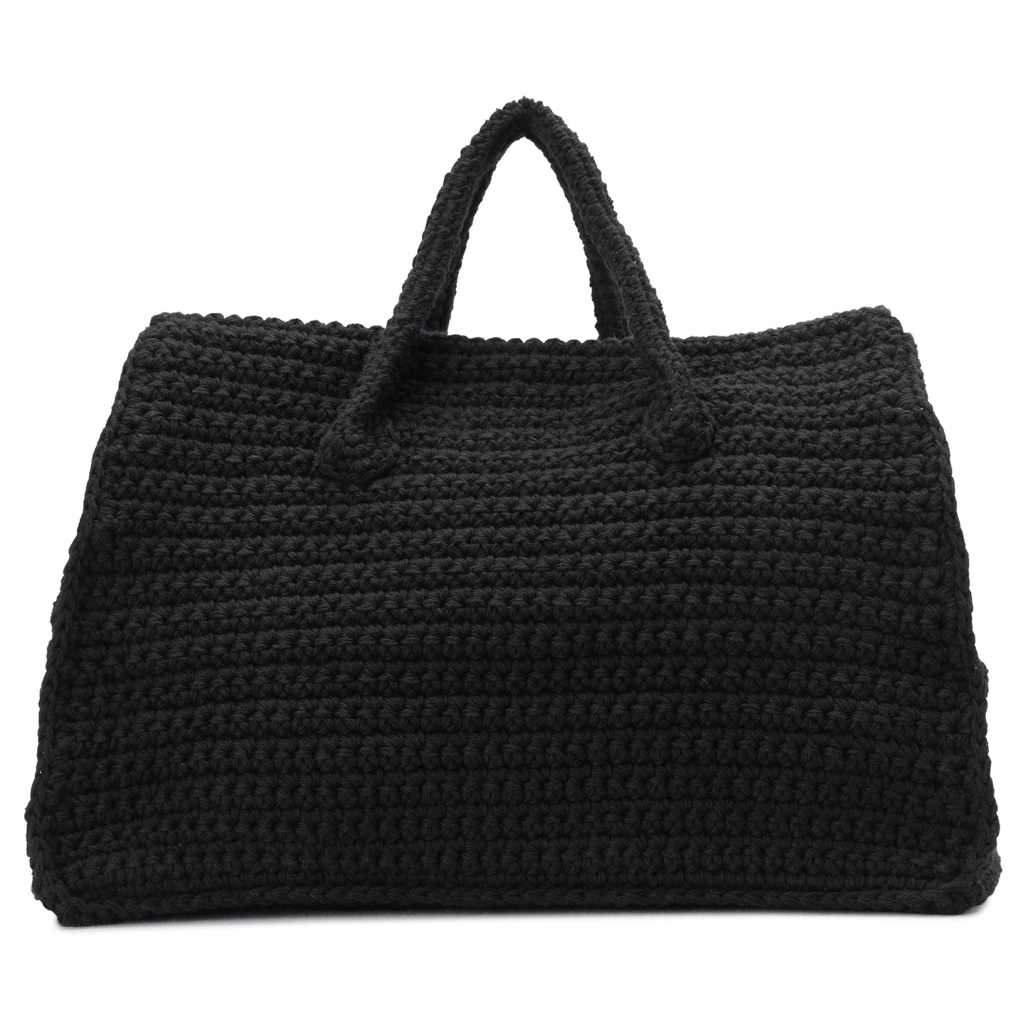 HAND KNITTED JANE BAG (EXCLUSIVE MO.7) / BLACK