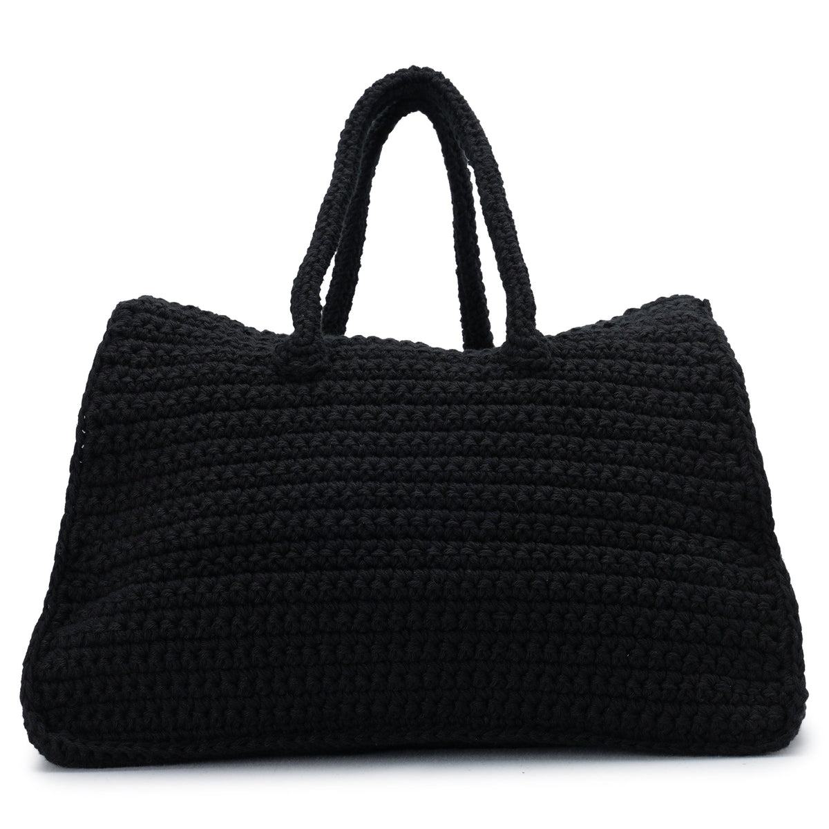 HAND KNITTED JANE BAG(GR8 x HIDAKA x RICE NINE TEN Exclusive No,1) / BLACK
