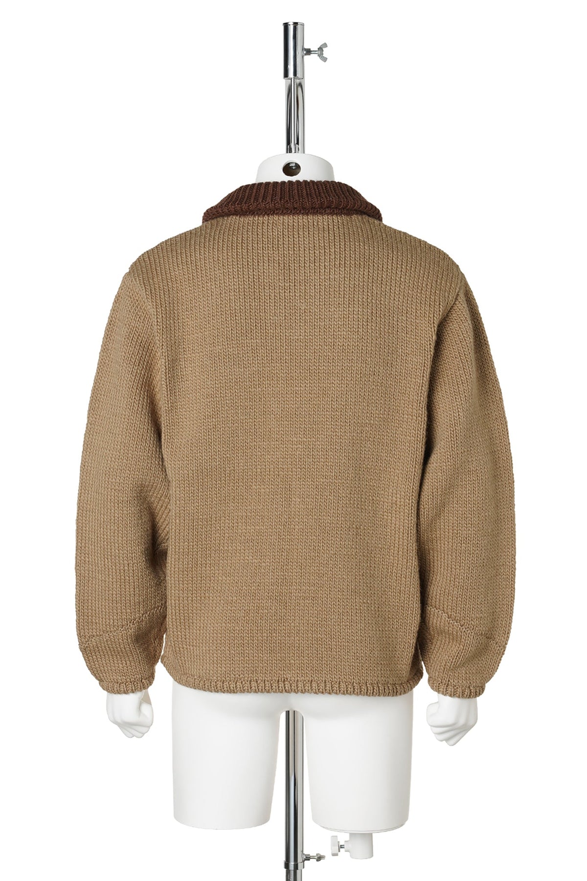 HOME MADE KNITTING DETROIT JACKET / TAN