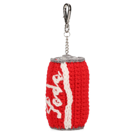 HAND KNITTING SODA CAN KEY RING / COK