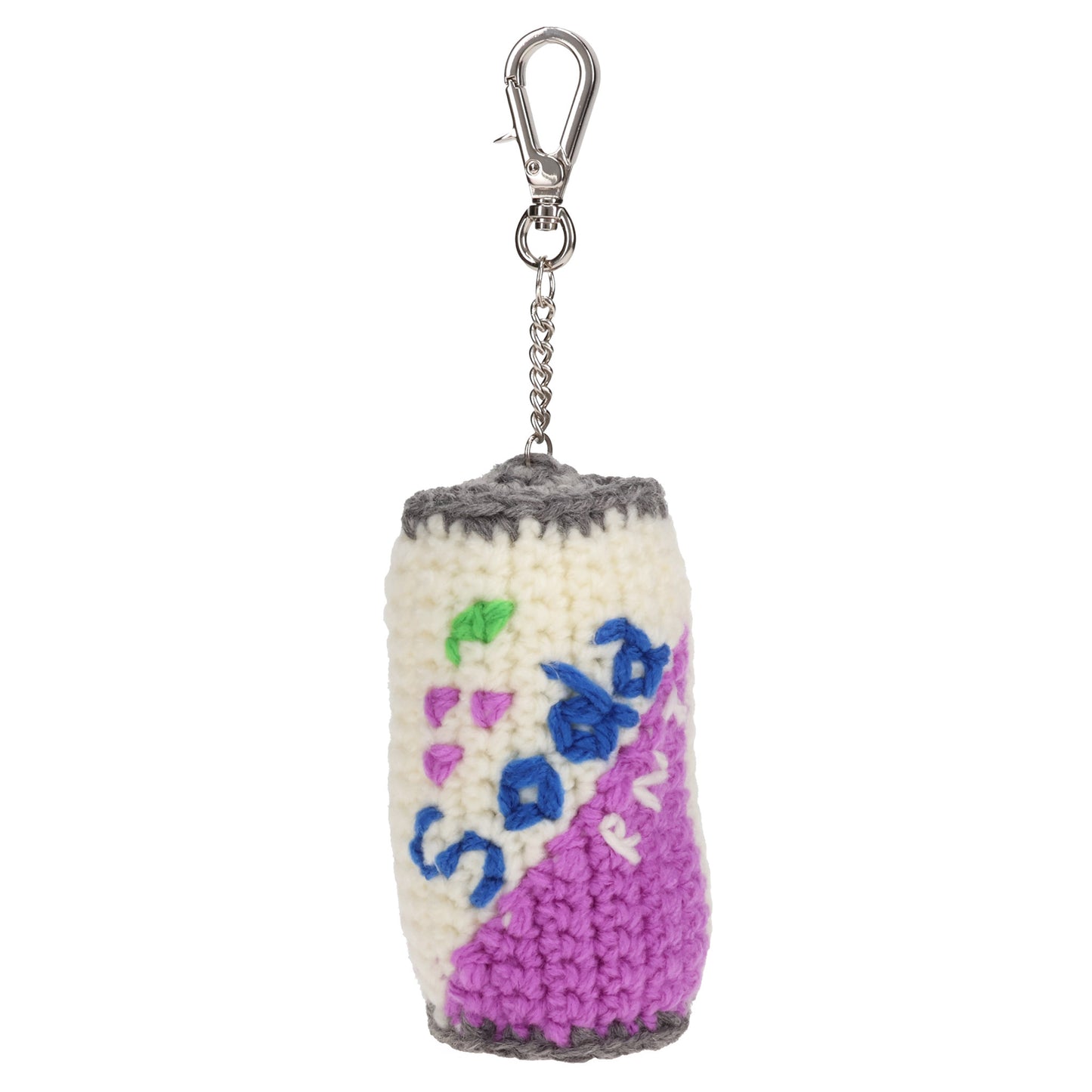 HAND KNITTING SODA CAN KEY RING / FAN-G