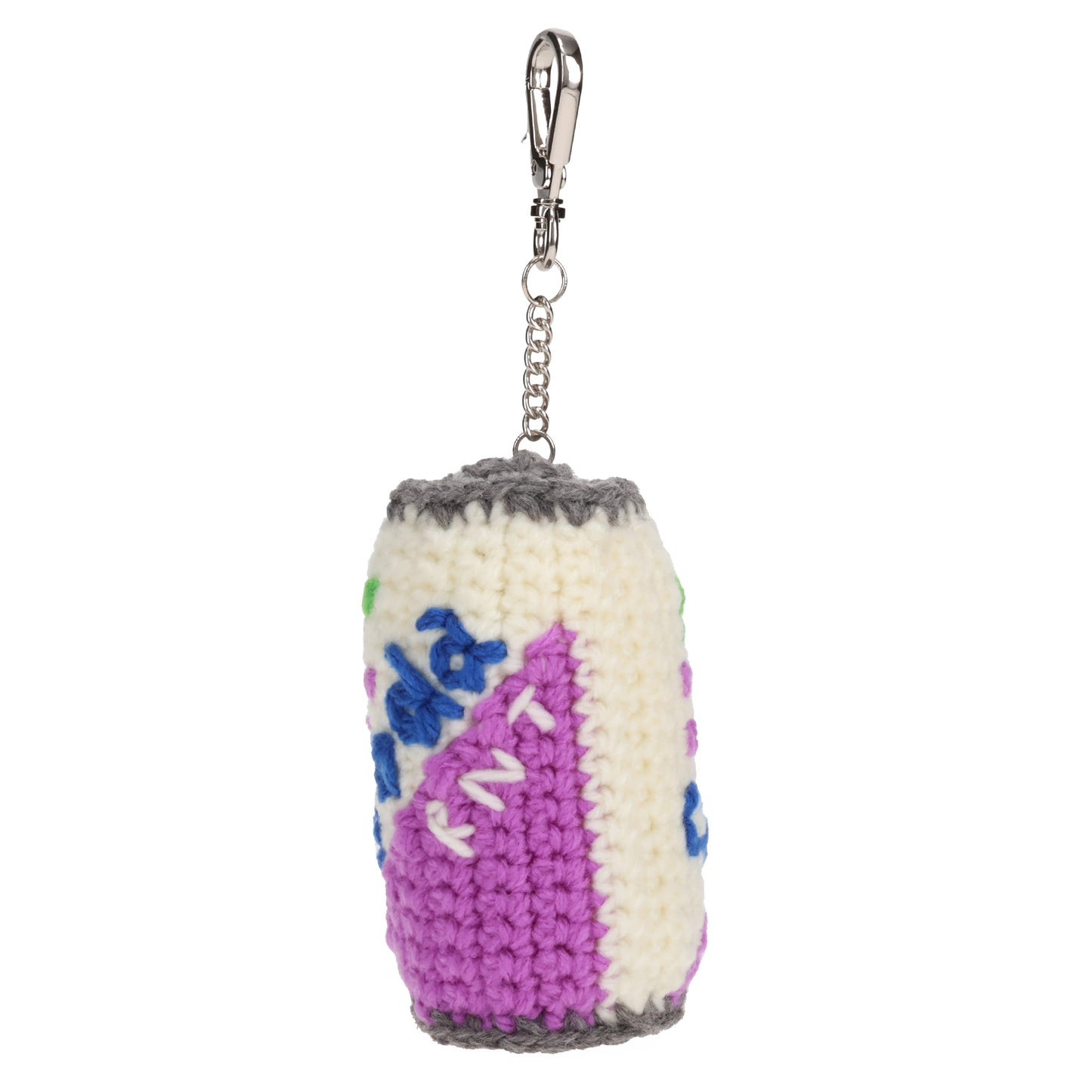 HAND KNITTING SODA CAN KEY RING / FAN-G