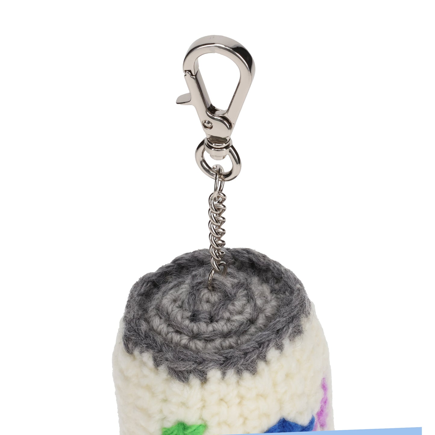 HAND KNITTING SODA CAN KEY RING / FAN-G