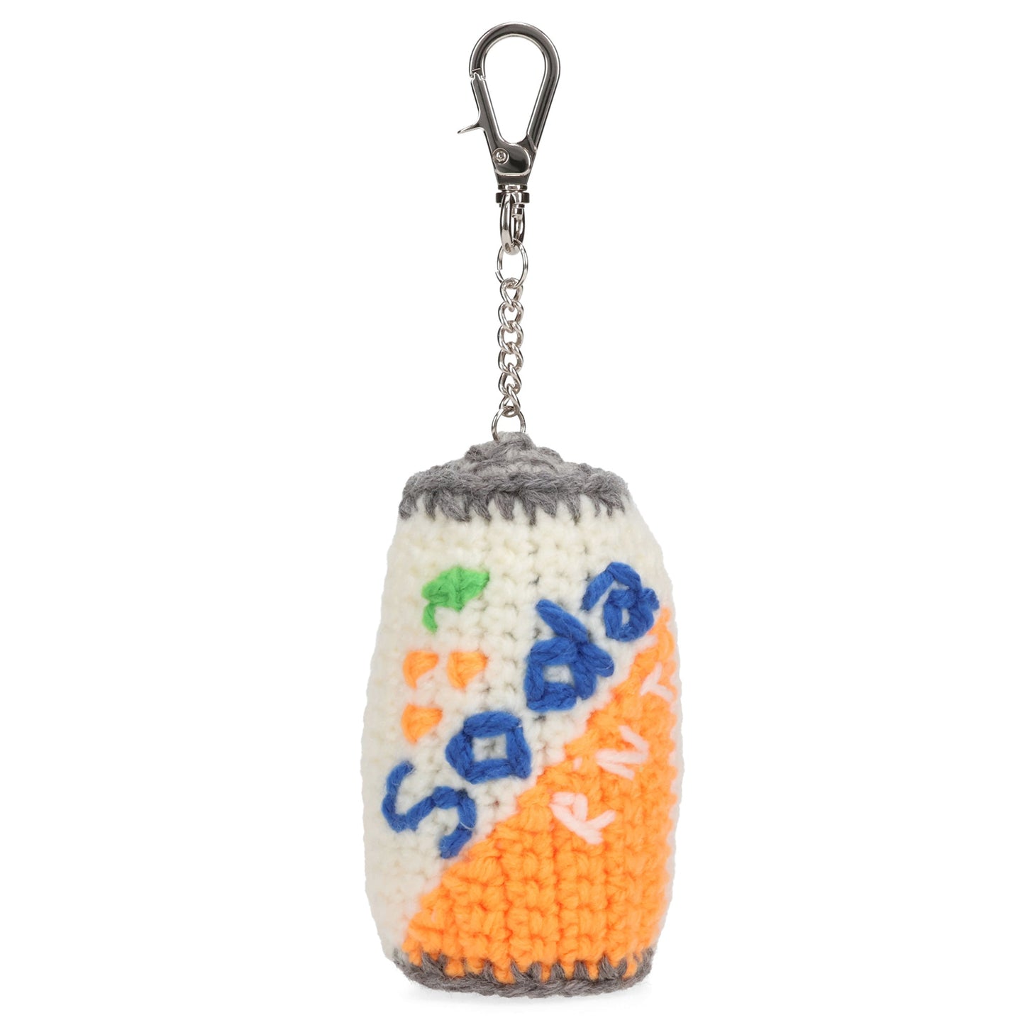 HAND KNITTING SODA CAN KEY RING / FAN-O
