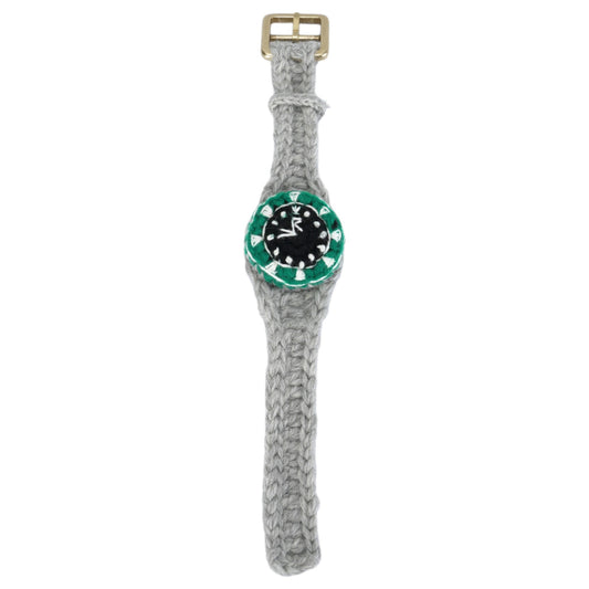 HAND KNIT WATCH / GREEN
