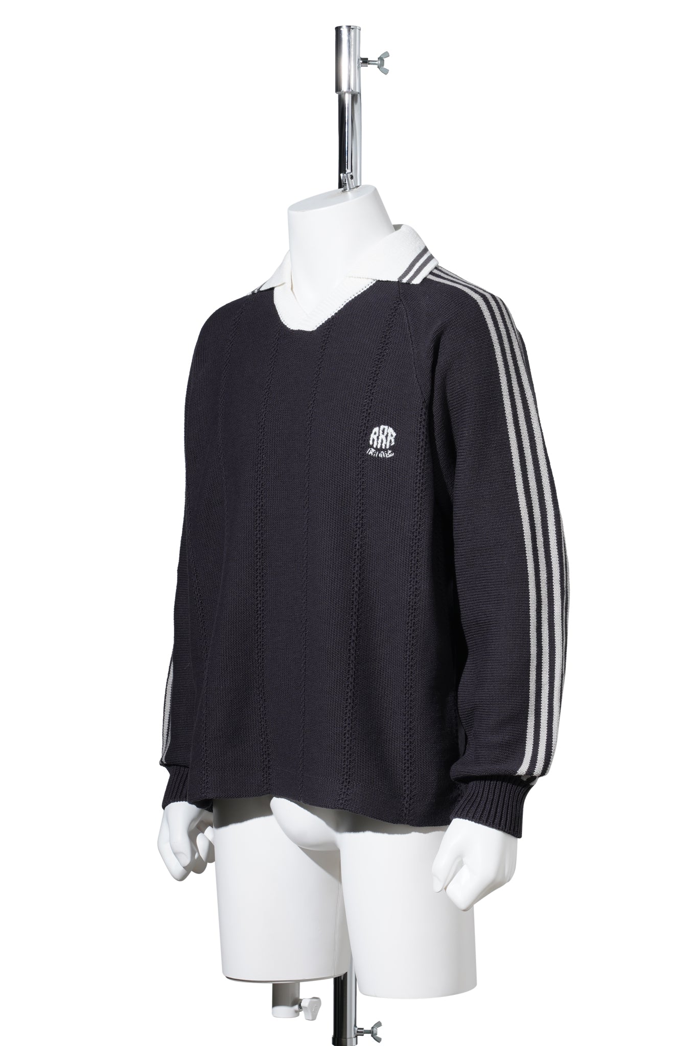 KNITTED GOALEE SWEATER / SUMI BLACK