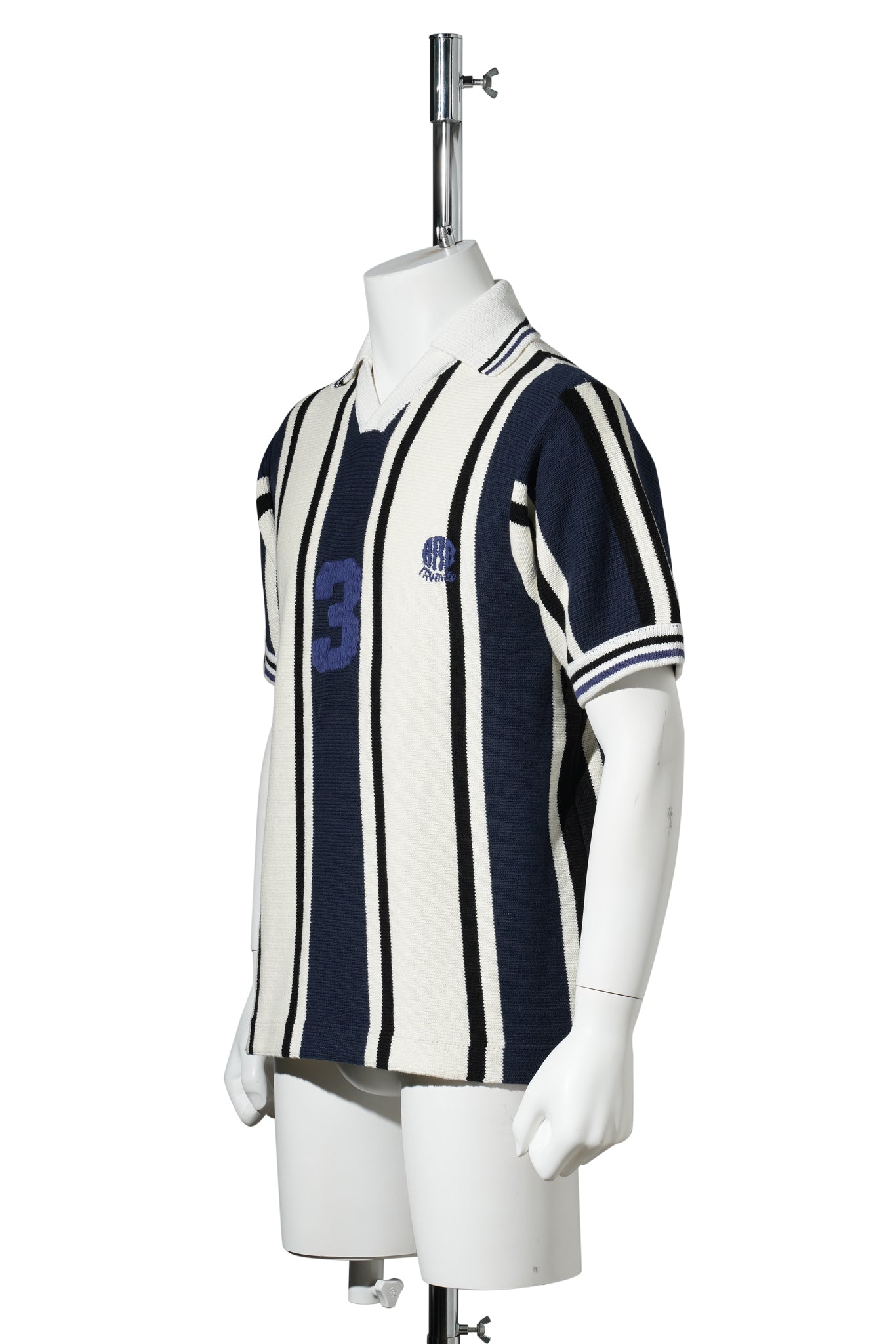 KNITTED SOCCER SHIRT / NAVY