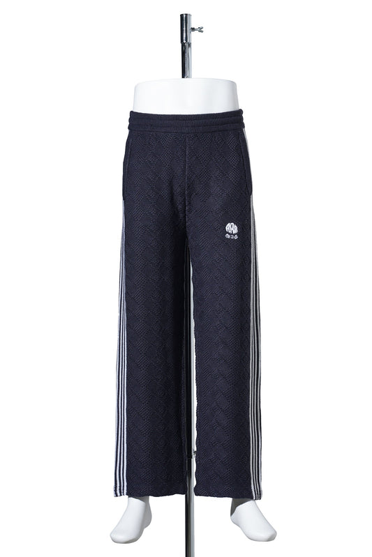 KNITTED TRAINING PANTS / FADE BLACK