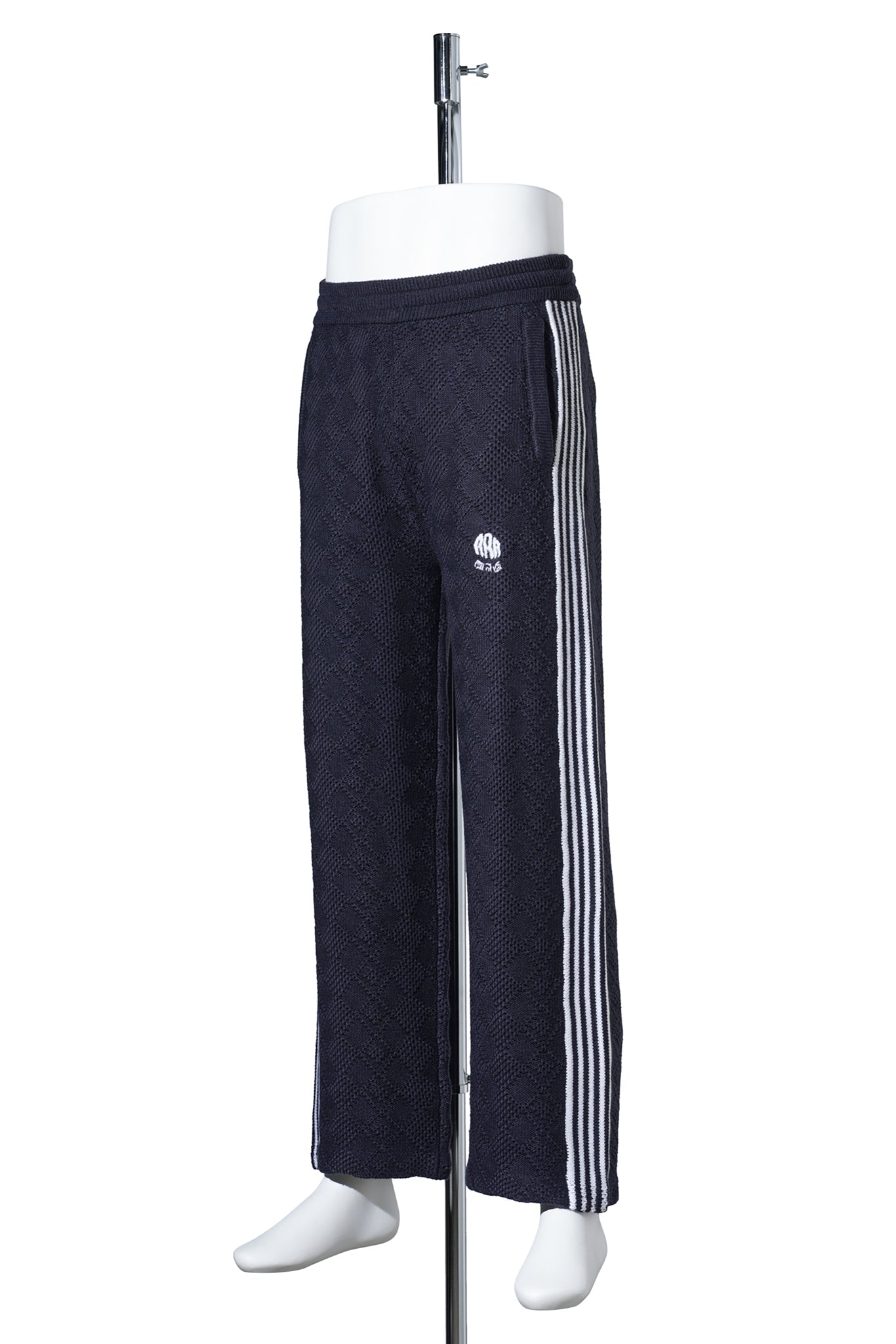 KNITTED TRAINING PANTS / FADE BLACK