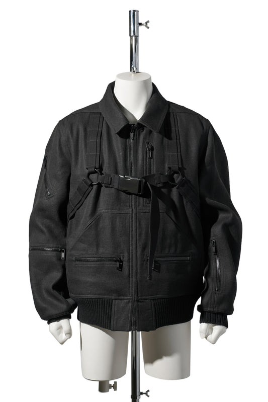 BLIXA BOMBER / 009:BLACK