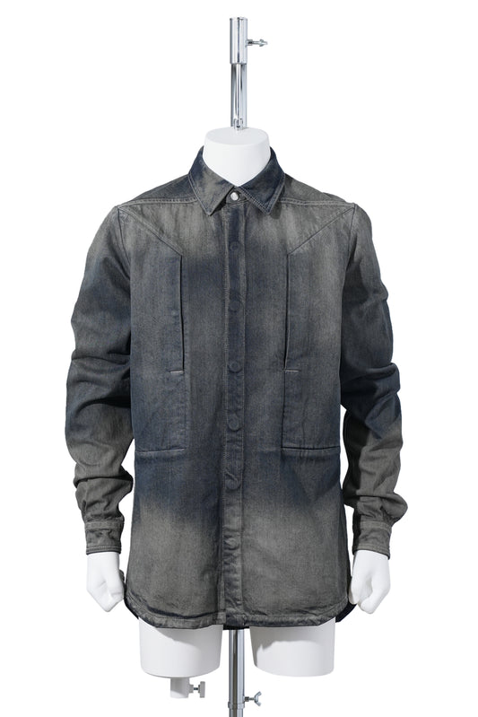 FOGPOCKET OUTERSHIRT / 78D:DARKDUST DEGRADE