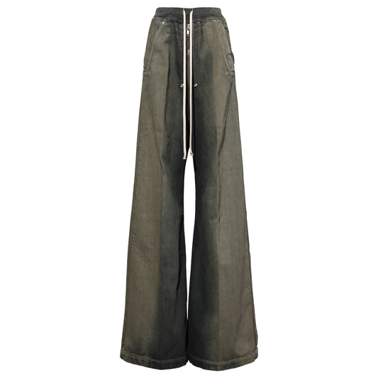 WIDE BELA PANTS / 78D:DARKDUST DEGRADE