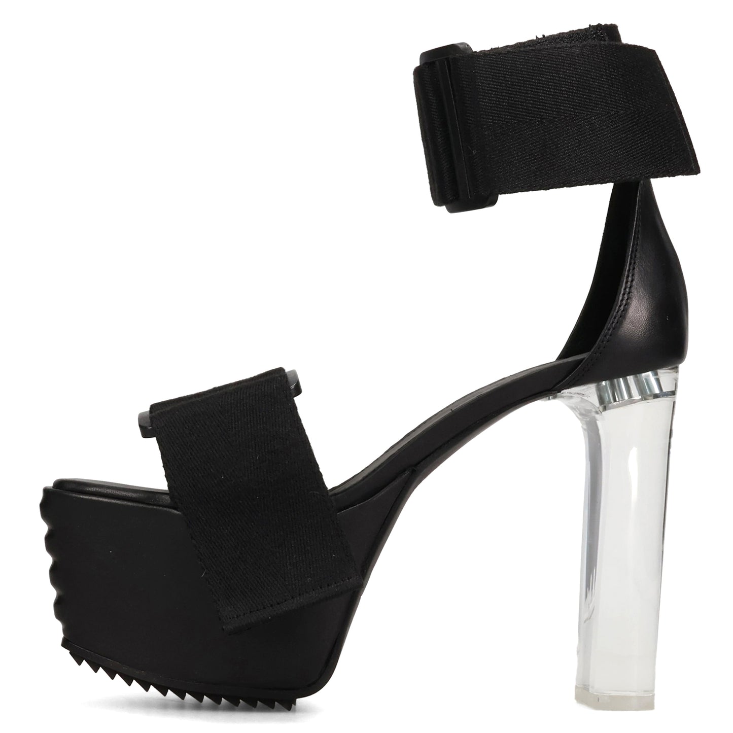 LUXOR SANDAL 65 / 090:BLACK/CLEAR