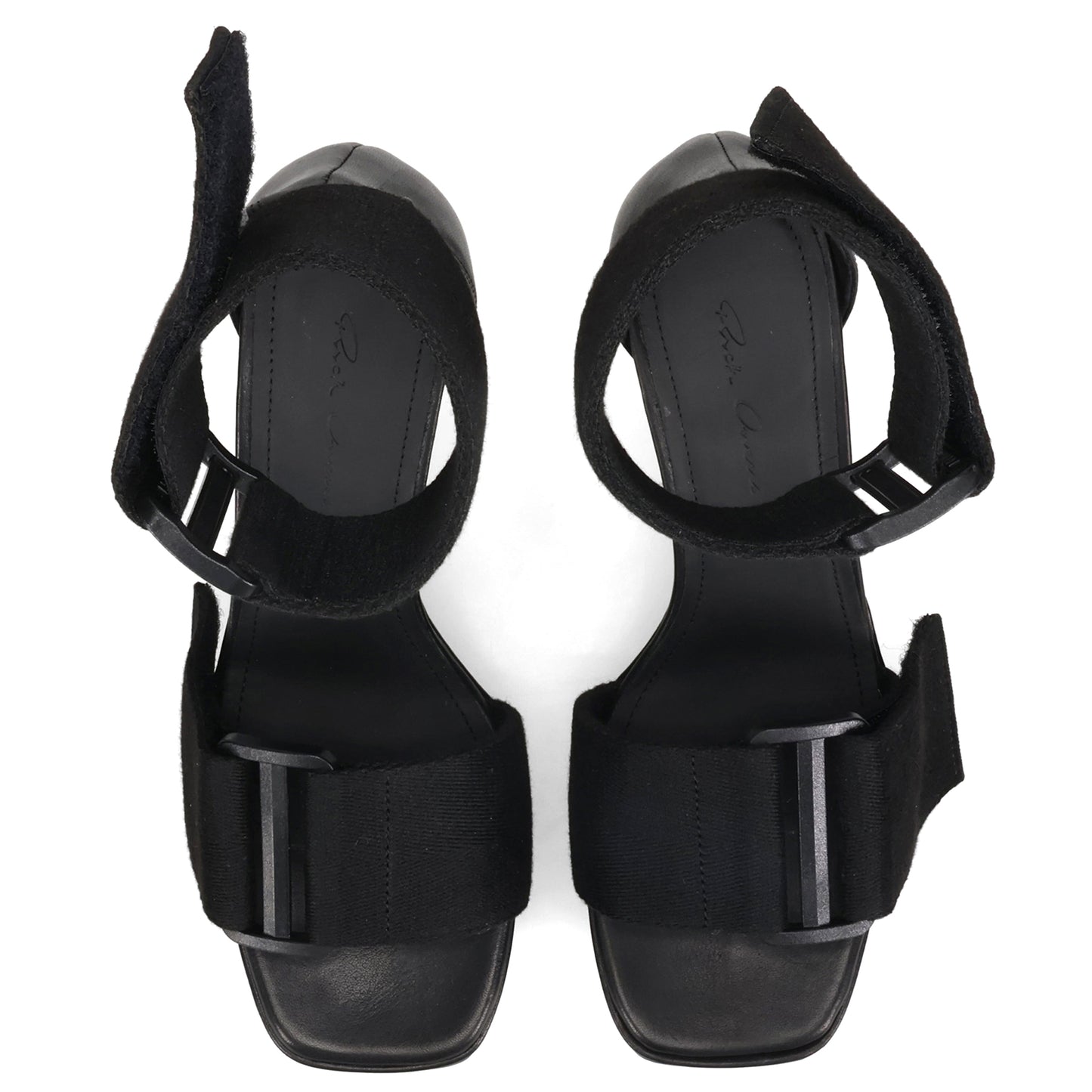 LUXOR SANDAL 65 / 090:BLACK/CLEAR