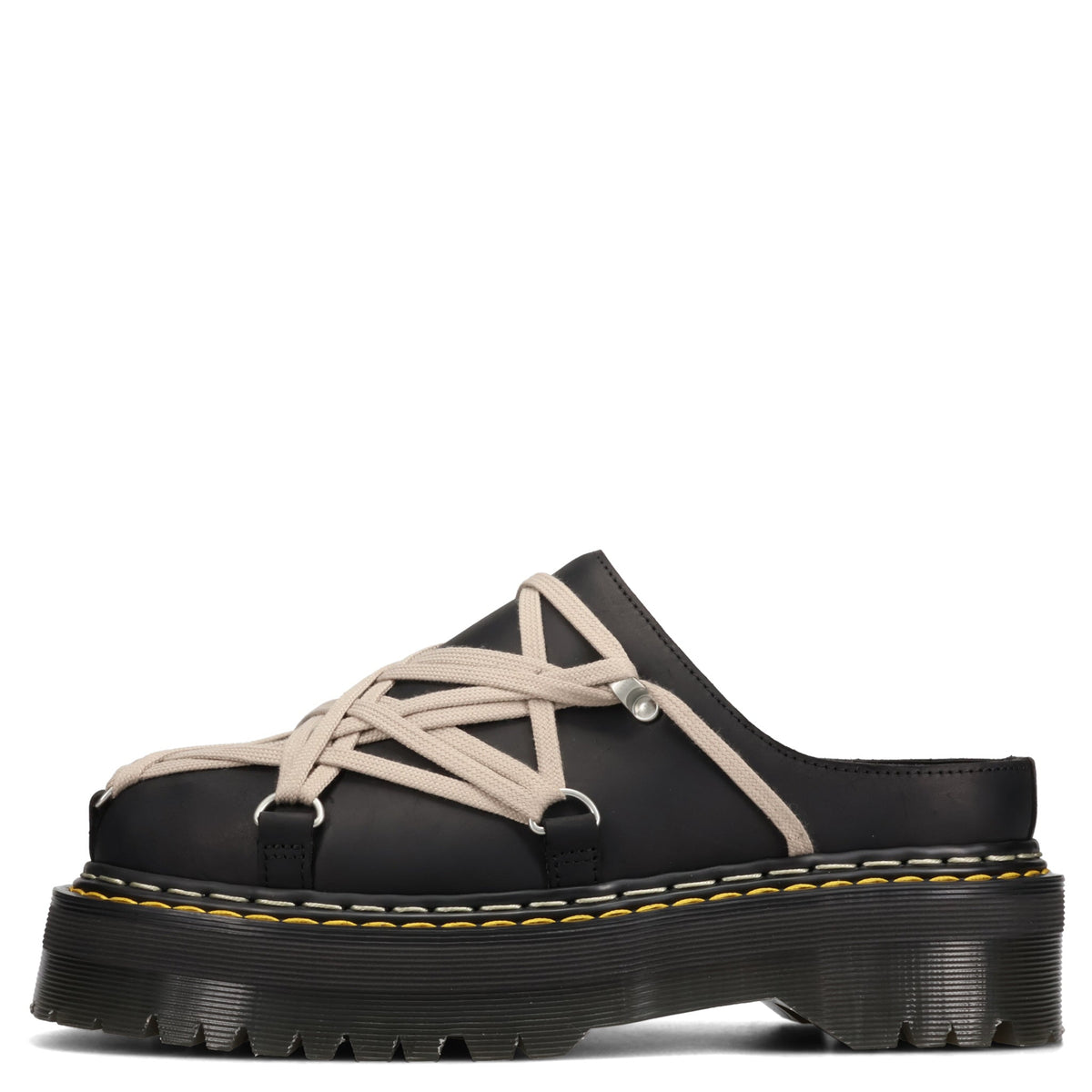QUAD SOLE MEGALACE® MULE / 009:BLACK