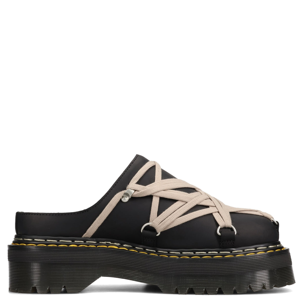 QUAD SOLE MEGALACE® MULE / 009:BLACK