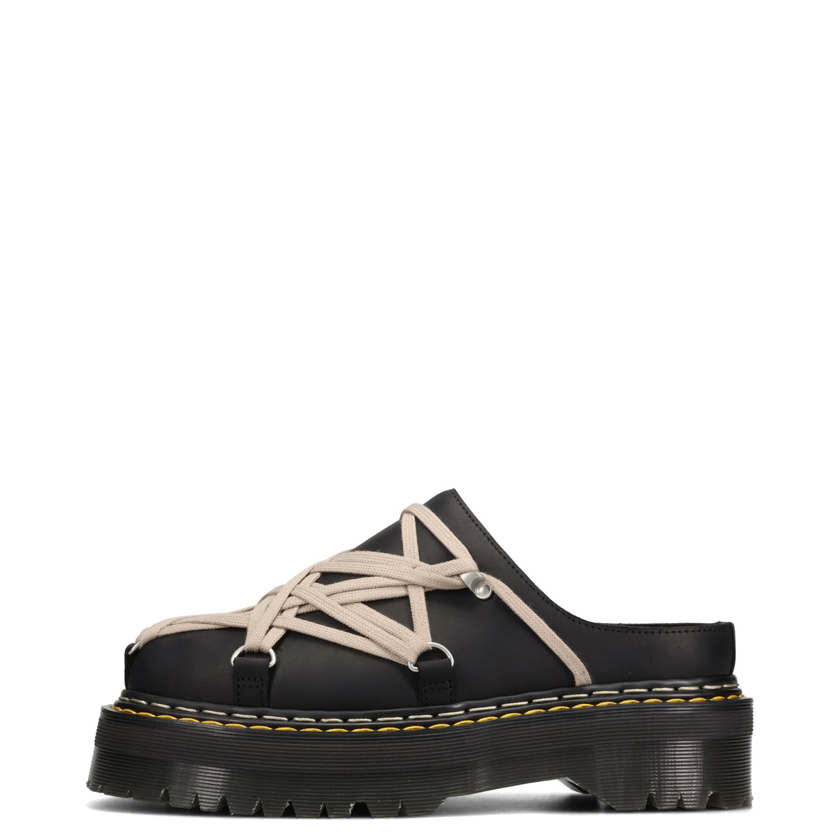 W QUAD SOLE MEGALACE® MULE / 009:BLACK