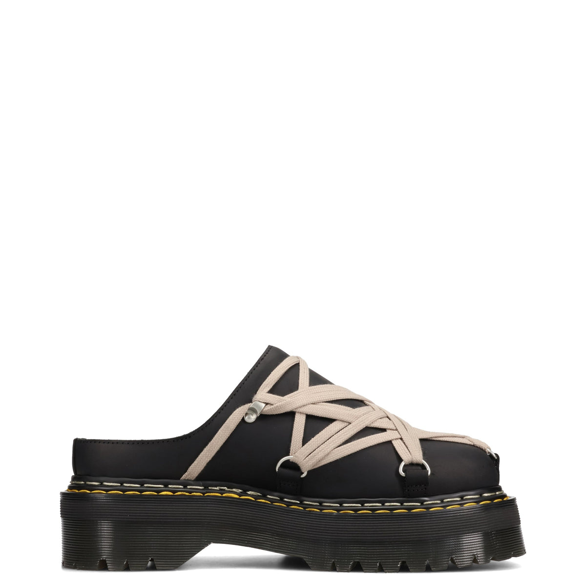 W QUAD SOLE MEGALACE® MULE / 009:BLACK