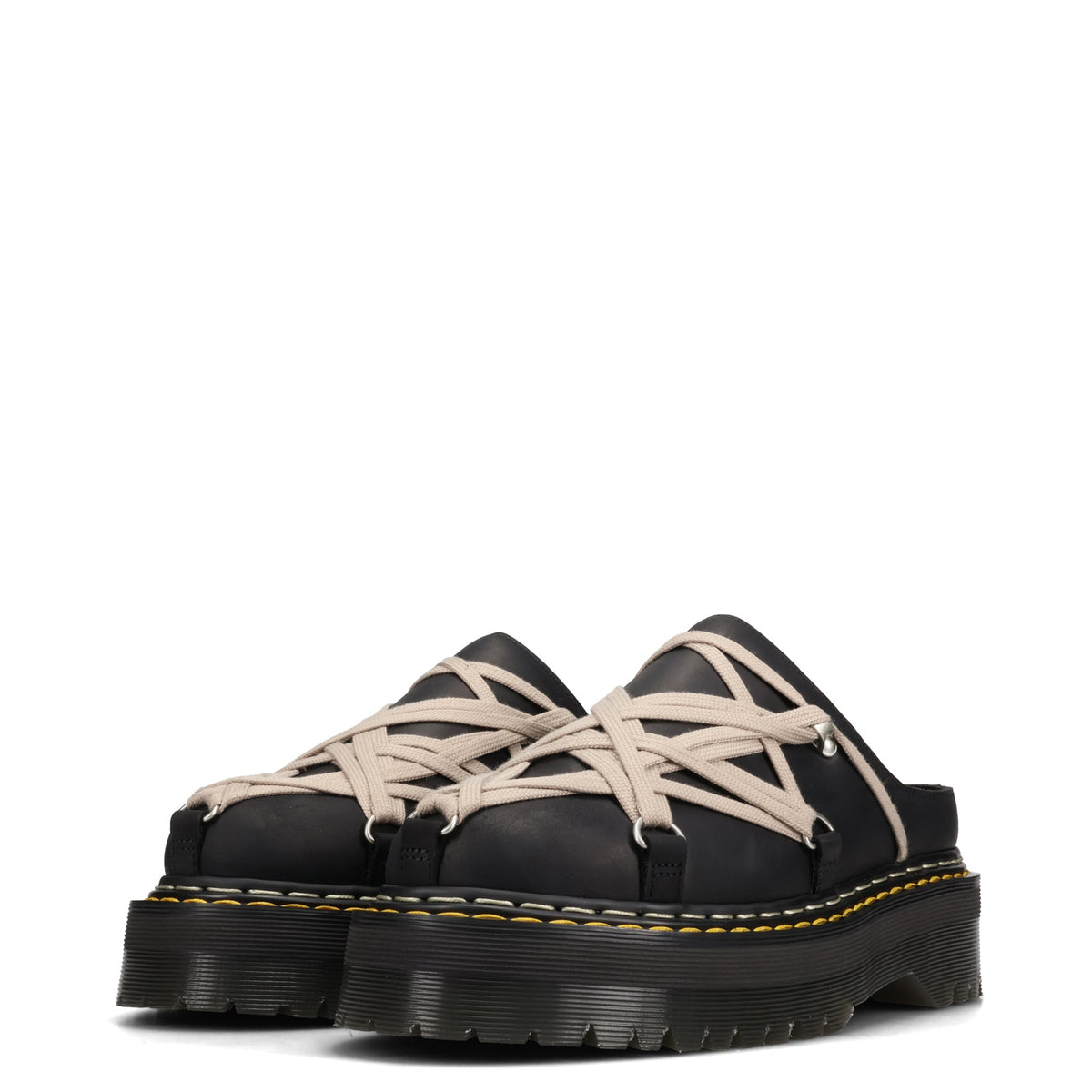 W QUAD SOLE MEGALACE® MULE / 009:BLACK