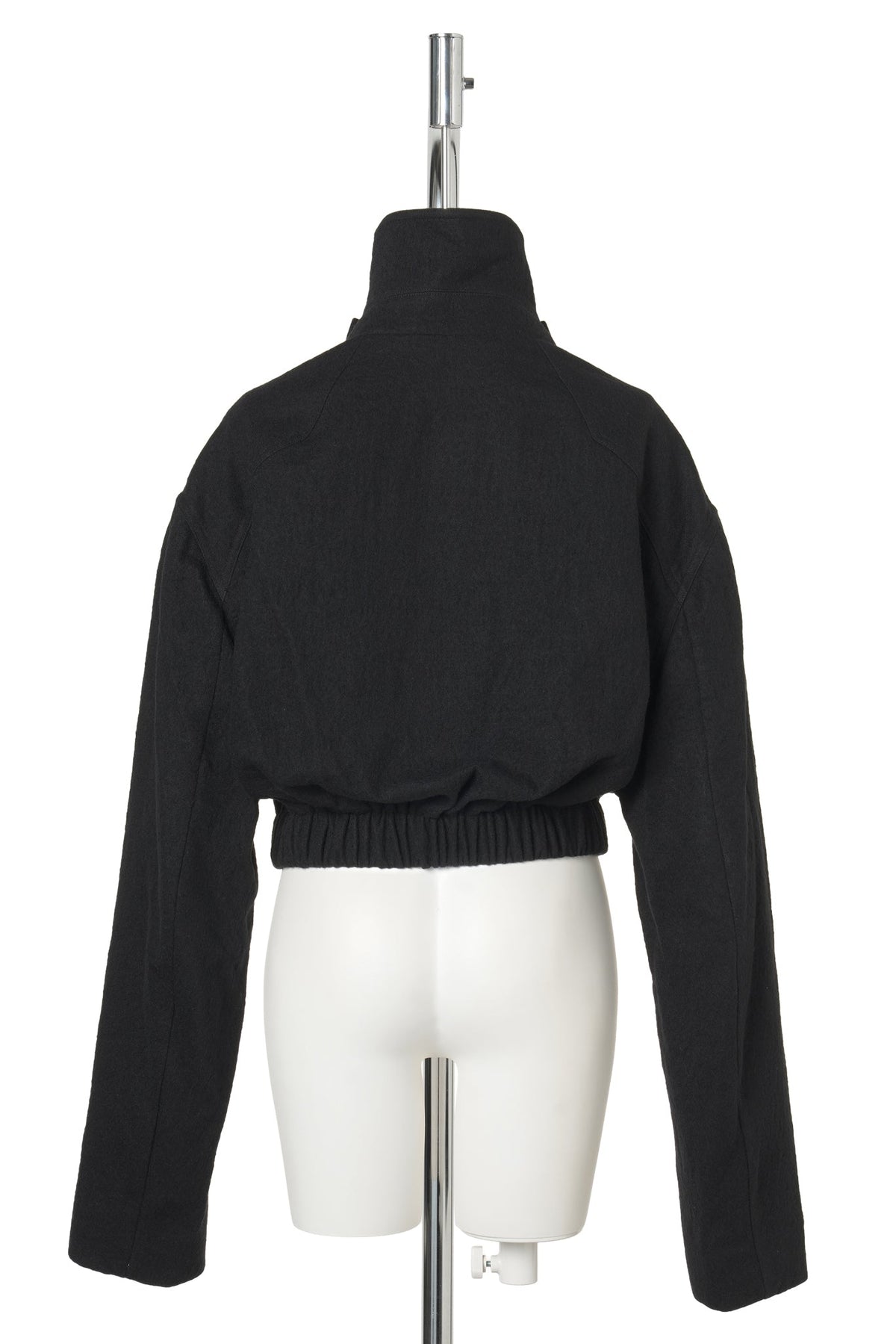 W COLLARED MAC SHIRT / 009:BLACK