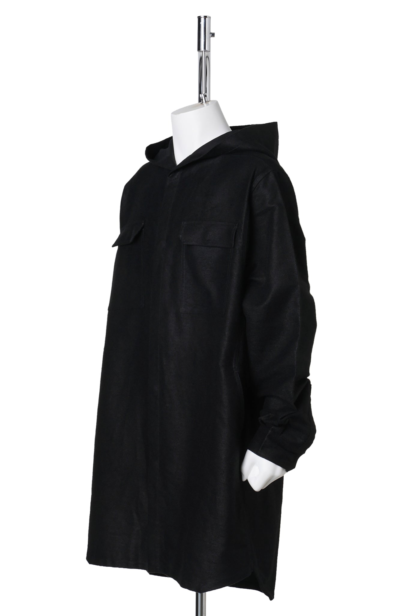 HOODED OUTERSHIRT / 009:BLACK