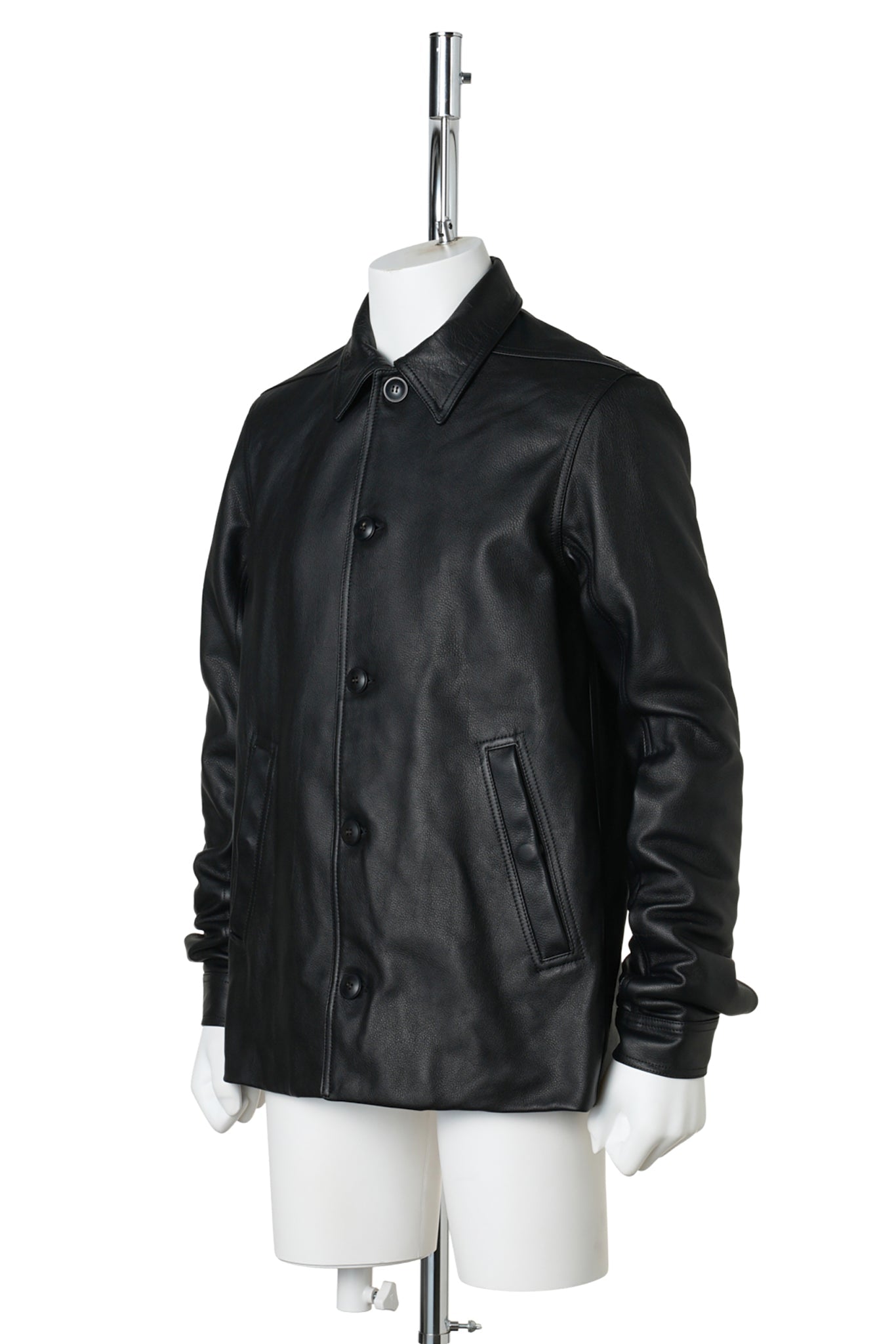 BUTTONED BRAD JACKET / 009:BLACK
