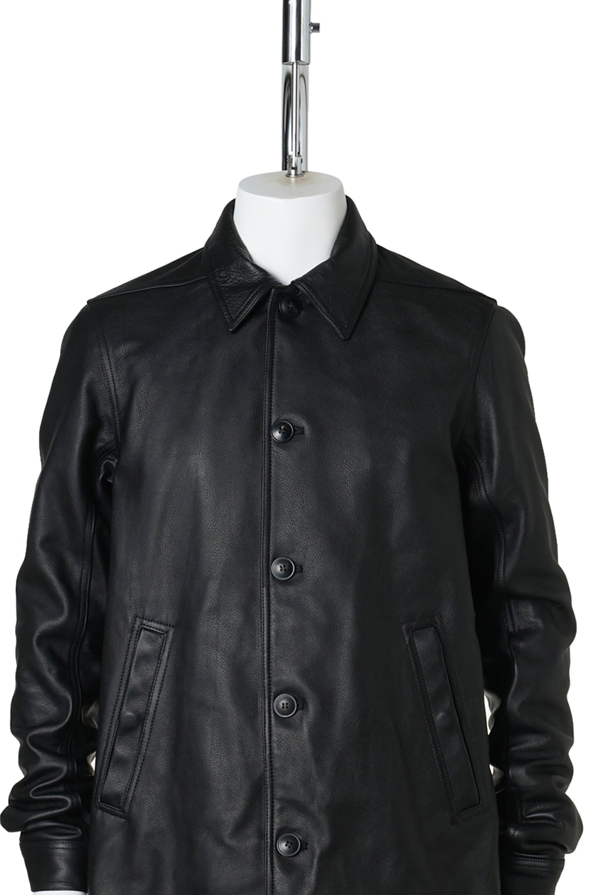BUTTONED BRAD JACKET / 009:BLACK