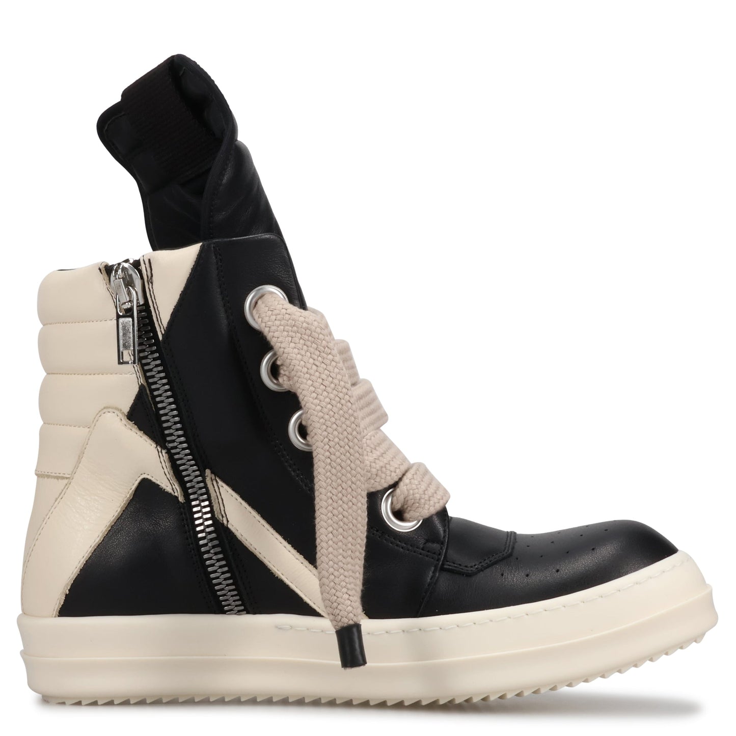JUMBOLACE GEOBASKET / 911:BLACK/MILK/MILK