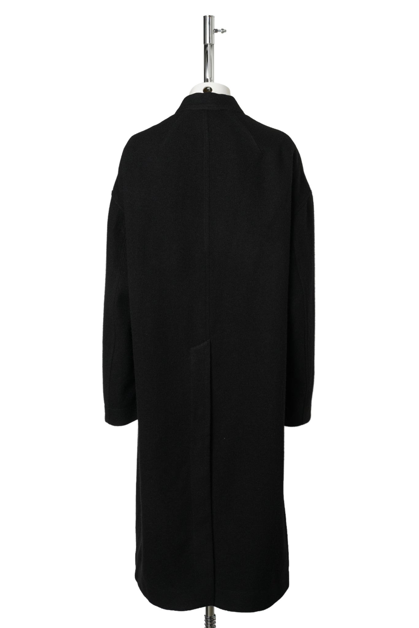BUTTONED BRAD COAT / 009:BLACK