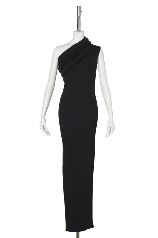 W ATHENA DRESS / 009:BLACK