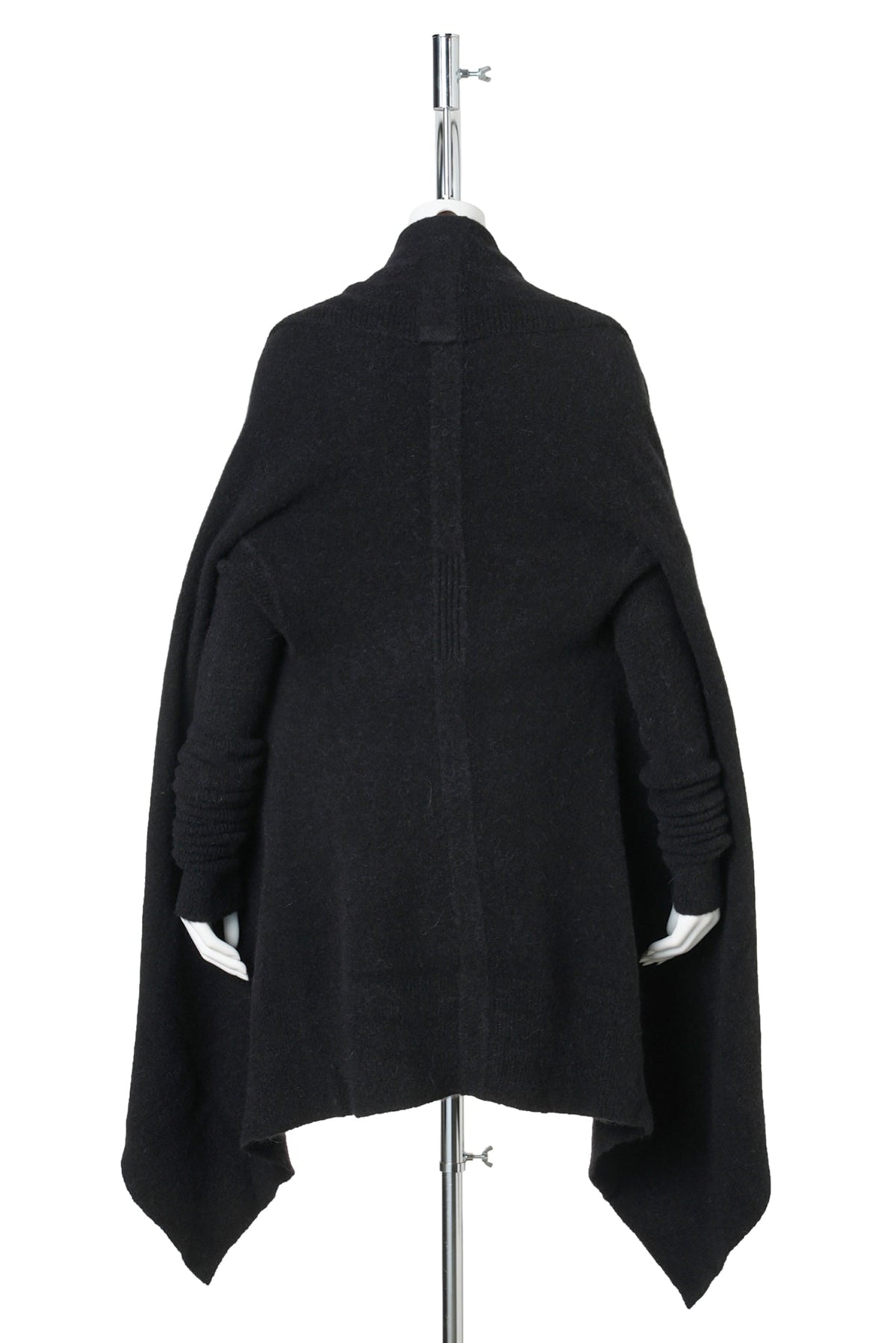 W HOODED MEDIUM WRAP / 009:BLACK