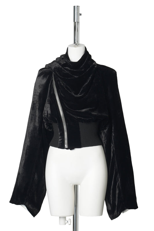 W SCARF FLIGHT / 009:BLACK
