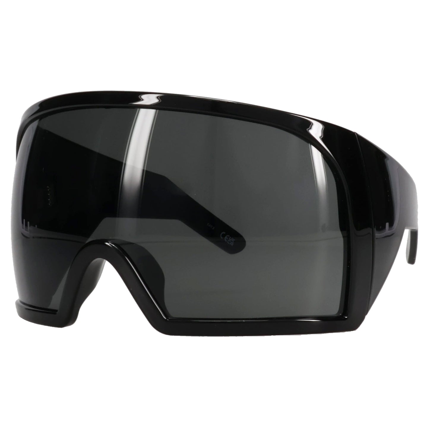 SUNGLASSES KRIESTER SHINY / 909:BLACK TEMPLE/BLACK LENS