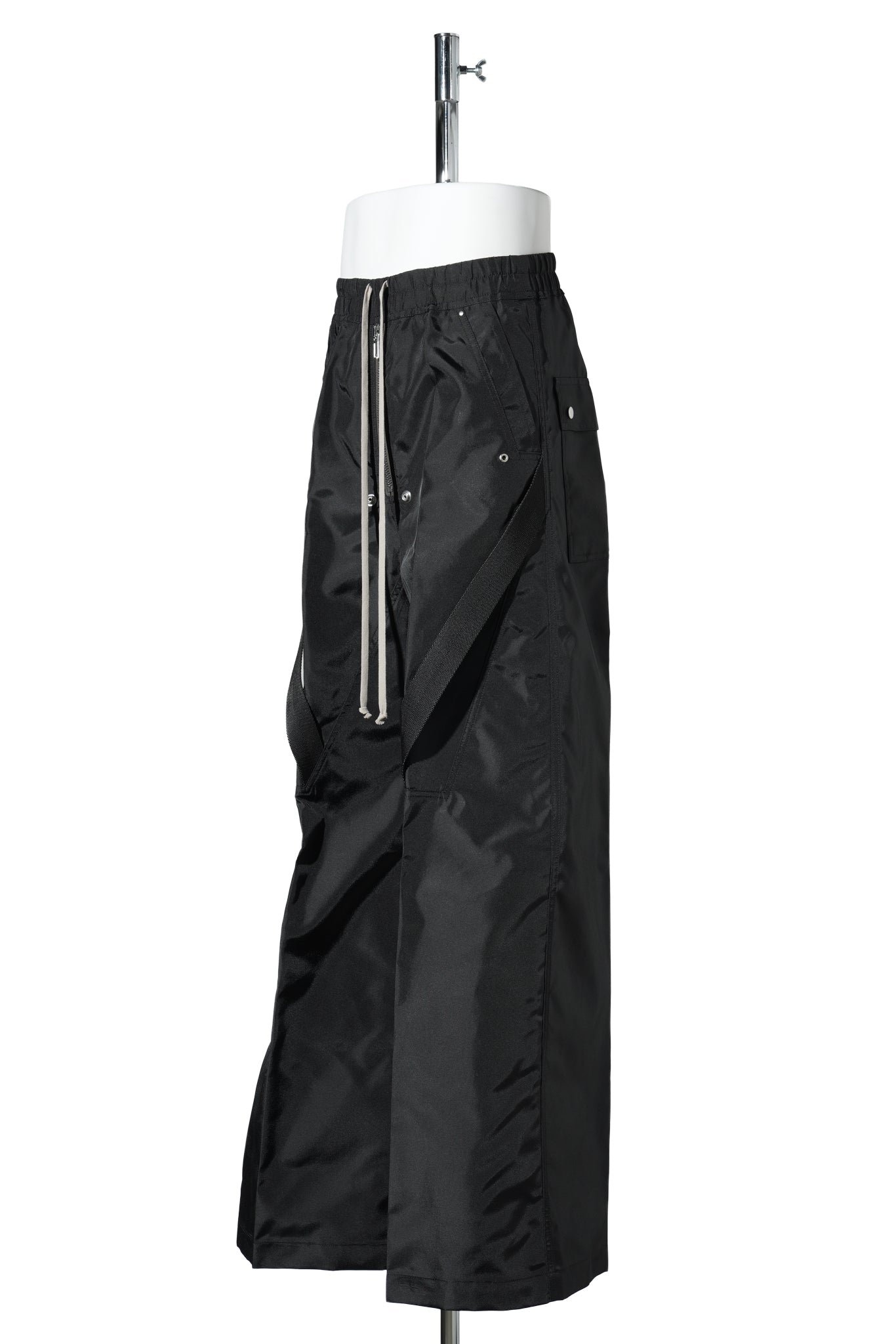 STRAPPED WIDE BELA PANTS / 009:BLACK